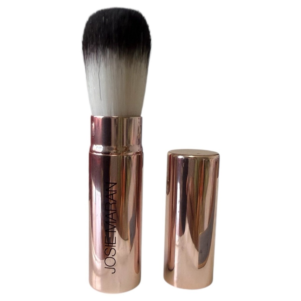 New Josie Maran Synthetic Hair New York Retractable Makeup Powder Brush